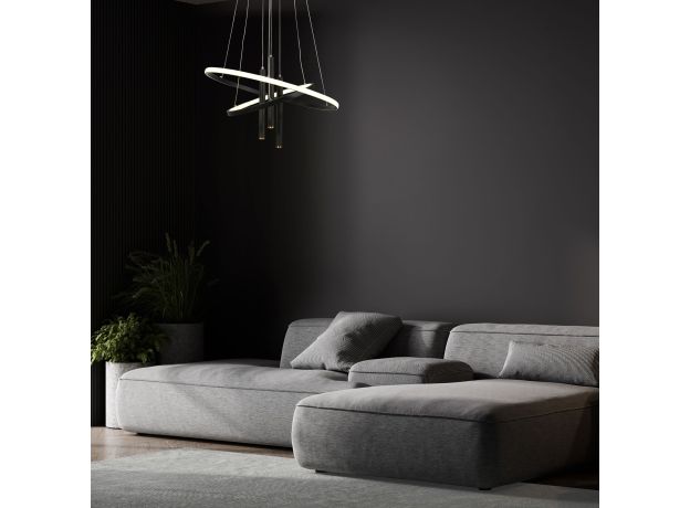 Подвесной светильник 90270/3 черный