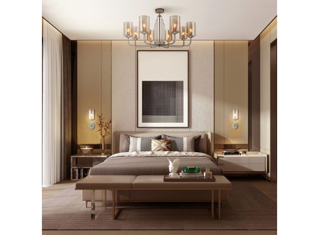 Потолочная люстра 60138/8 перламутровое золото