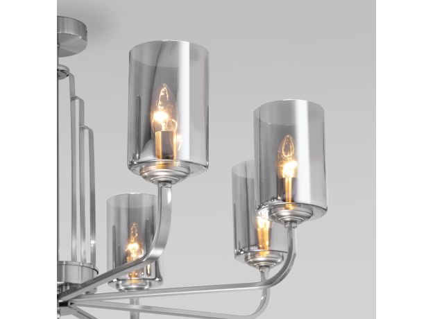 Потолочная люстра 60138/8 сатин-никель