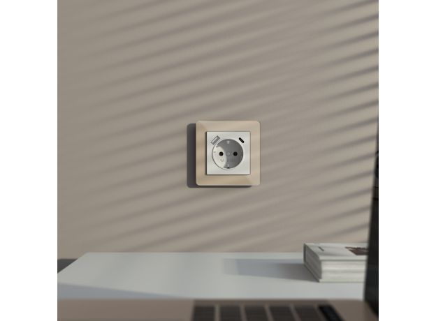 Рамка из акрила на 1 пост Acrylic айвори W0012743