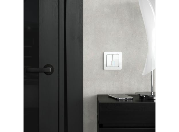 Рамка из акрила на 1 пост Acrylic белый W0012701