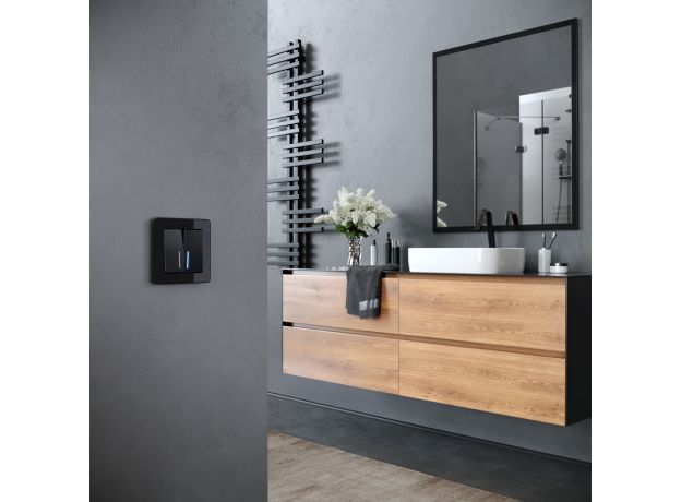 Рамка из акрила на 1 пост Acrylic черный W0012708