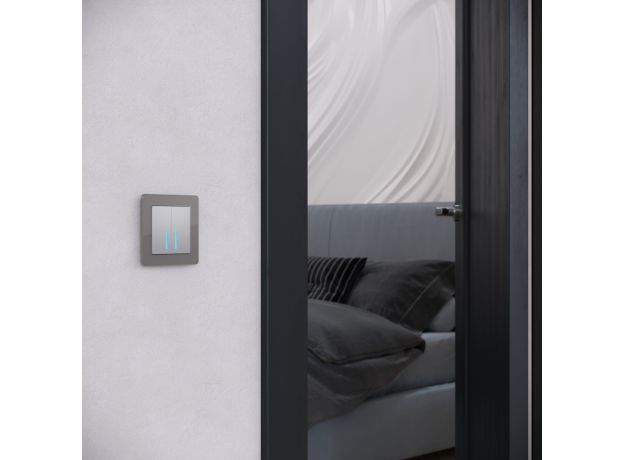 Рамка из акрила на 1 пост Acrylic графит W0012704