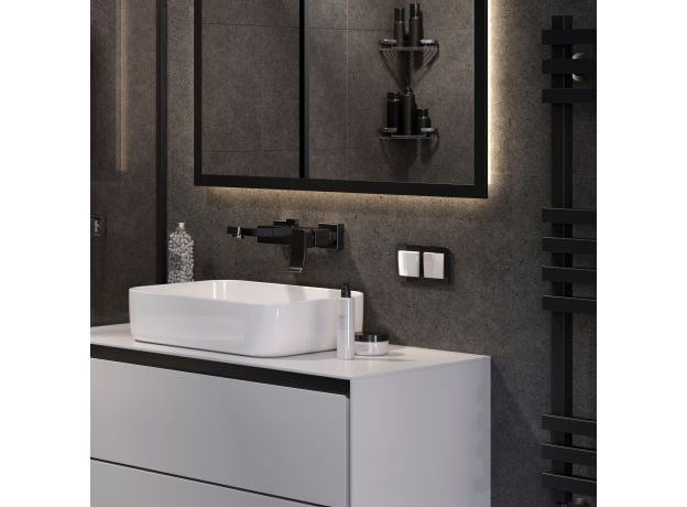 Рамка из акрила на 2 поста Acrylic черный W0022708