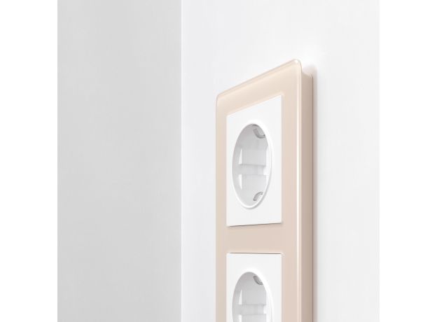 Рамка из акрила на 3 поста Acrylic айвори W0032743