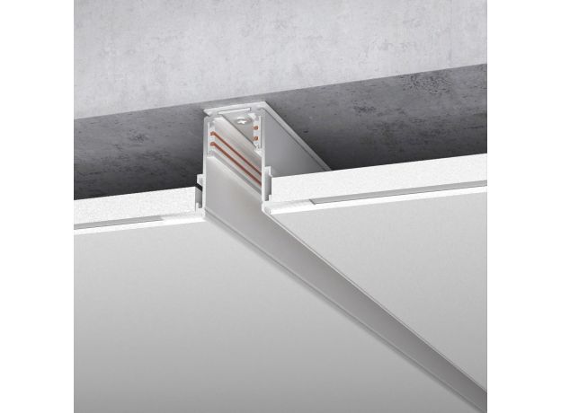 Шинопровод встраиваемый белый 1 м Slim Magnetic 85086/00