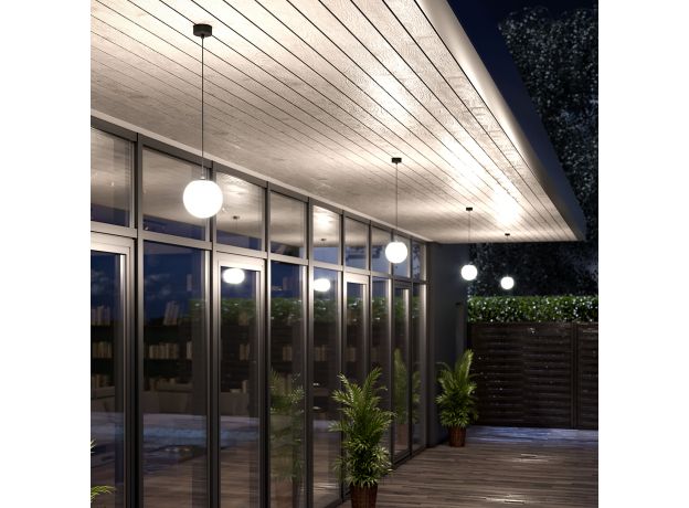 Светильник садово-парковый Sfera H 35158/H черный