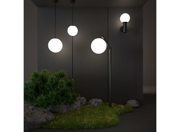 Светильник садово-парковый Sfera H 35158/H черный