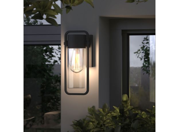 Светильник уличный настенный Lab 35001/D черный