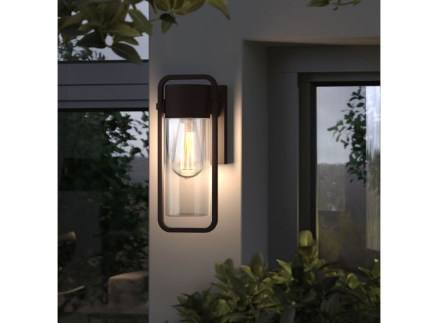 Светильник уличный настенный Lab 35001/D коричневый