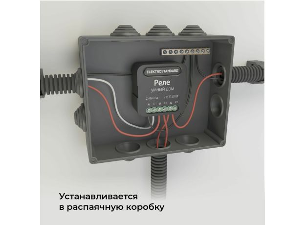 Умное двухканальное реле 76007/00