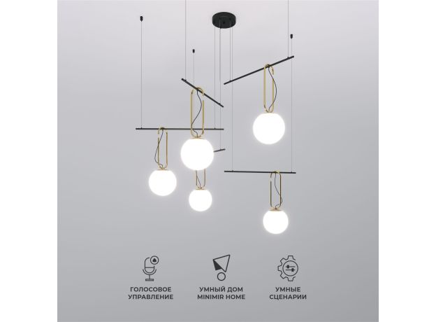 Умный подвесной светильник 70143/5 черный