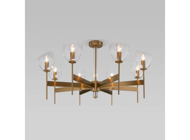 Умный потолочный светильник 60130/8 латунь Smart