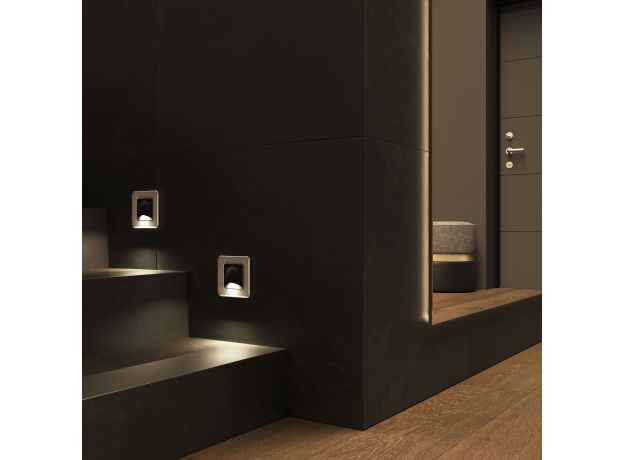 Встраиваемая LED подсветка МУН (черный матовый) W1154408