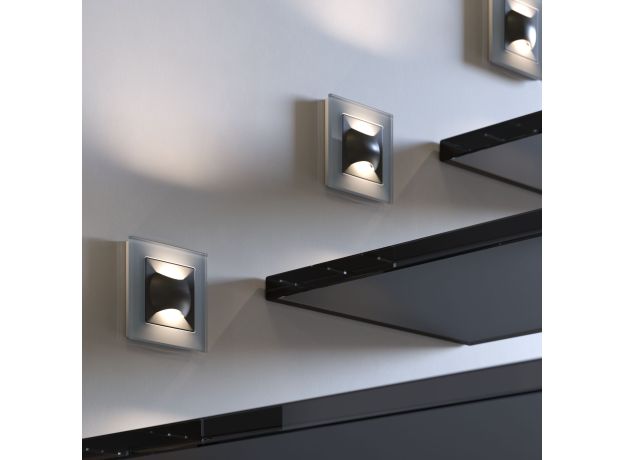 Встраиваемая LED подсветка МУН (черный матовый) W1154508