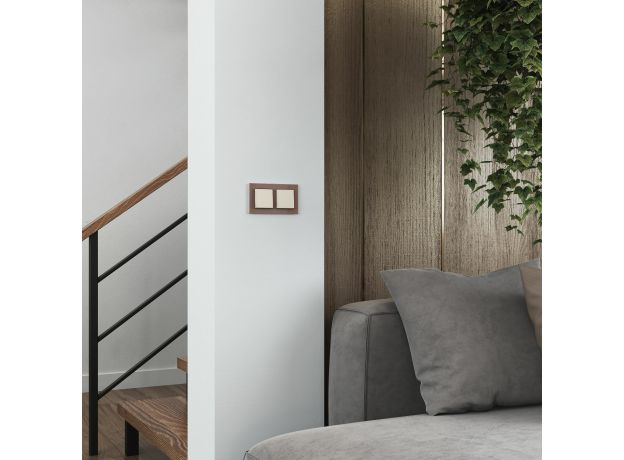 Выключатель одноклавишный (айвори матовый) W1110062