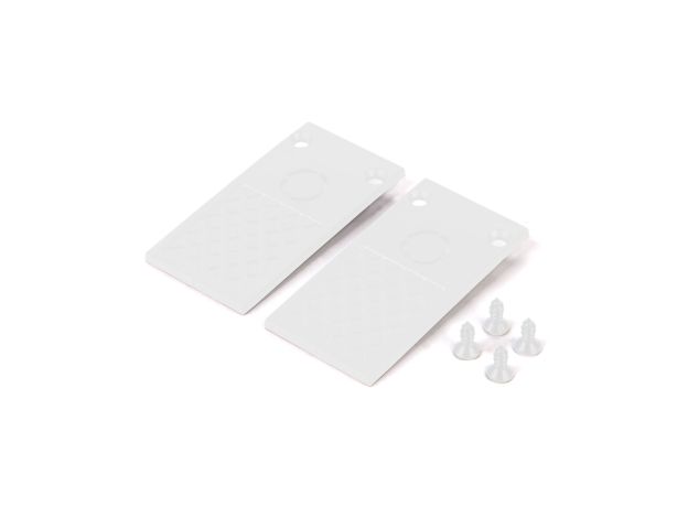 Заглушки для накладного шинопровода Slim Magnetic белые (2 шт.) 85089/00