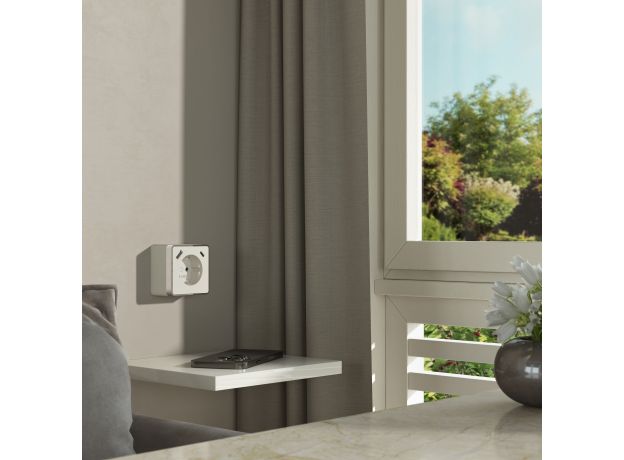 Розетка с заземлением, шторками и USB тип A+C Gallant слоновая кость W5071703