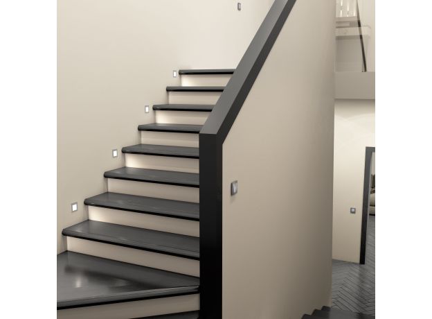 Перекрестный переключатель двухклавишный серебряный W1123008