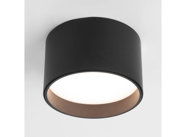 Накладной акцентный светильник черный 25123/LED