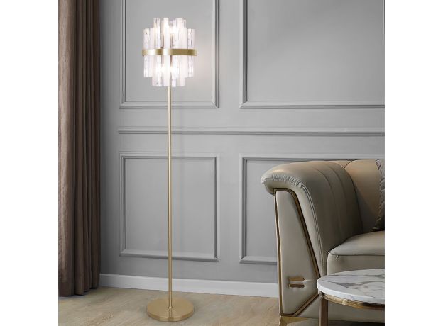 Напольный светильник 01111/4 латунь