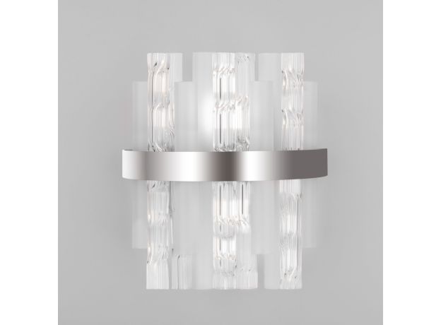 Настенный светильник 367/2 никель