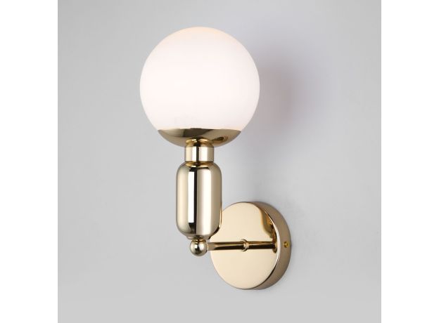 Настенный светильник со стеклянным плафоном 50251/1 золото