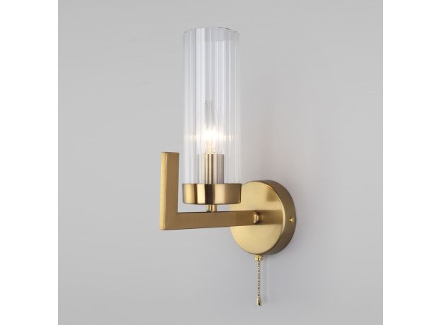 Бра со стеклянным плафоном 60133/1 латунь