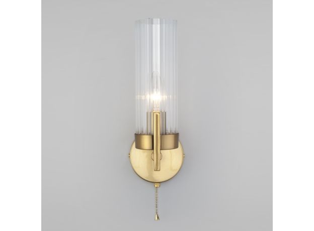 Бра со стеклянным плафоном 60133/1 латунь