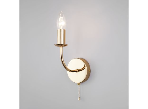 Классический настенный светильник 60139/1 золото