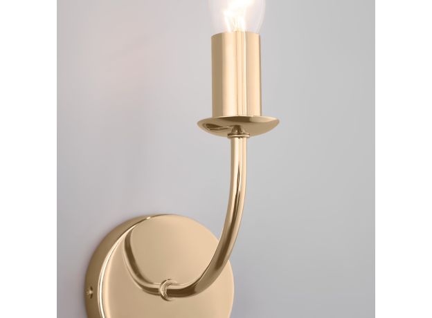 Классический настенный светильник 60139/1 золото