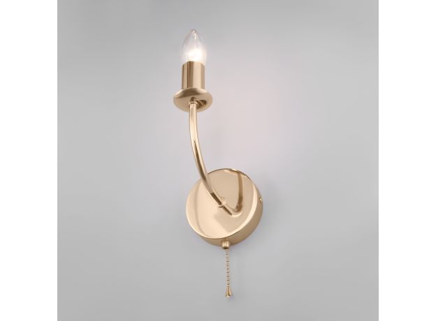 Классический настенный светильник 60139/1 золото