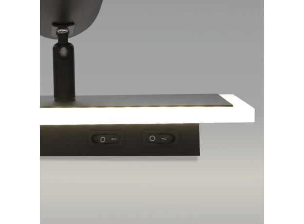 Настенный светодиодный светильник 20127/1 LED черный