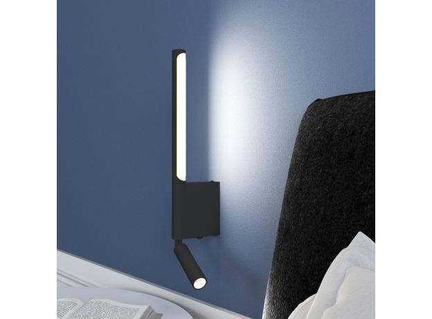 Настенный светодиодный светильник Sarca LED 40111/LED черный