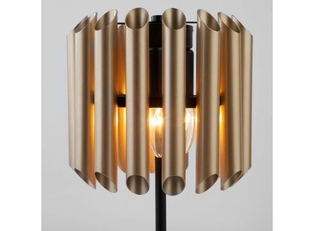 Настольная лампа 01106/3 латунь / черный