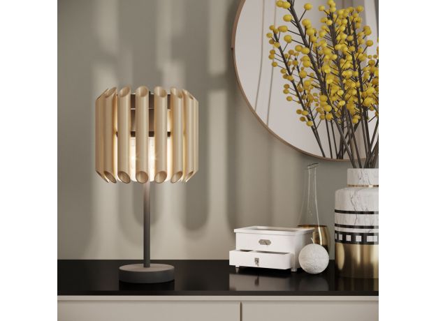 Настольная лампа 01106/3 латунь / черный