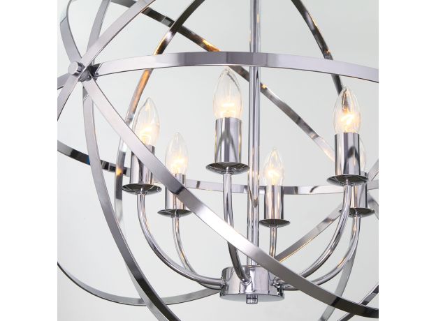 Подвесная люстра 60139/6 хром