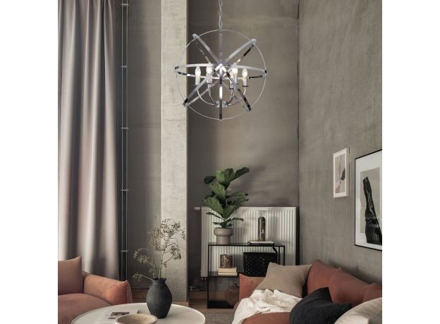 Подвесная люстра 60139/6 хром