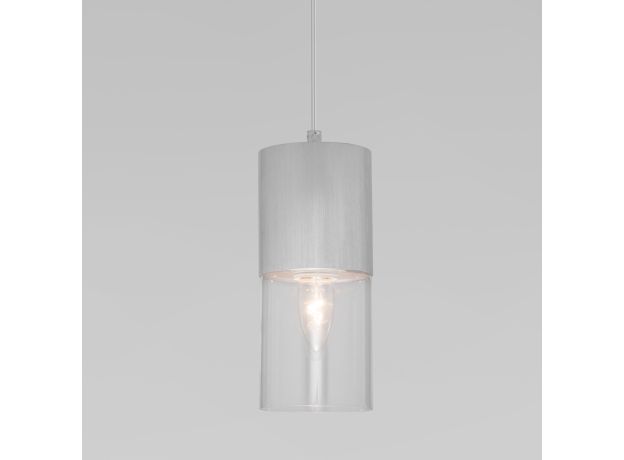 Подвесной светильник с плафоном 50233/1 серебро