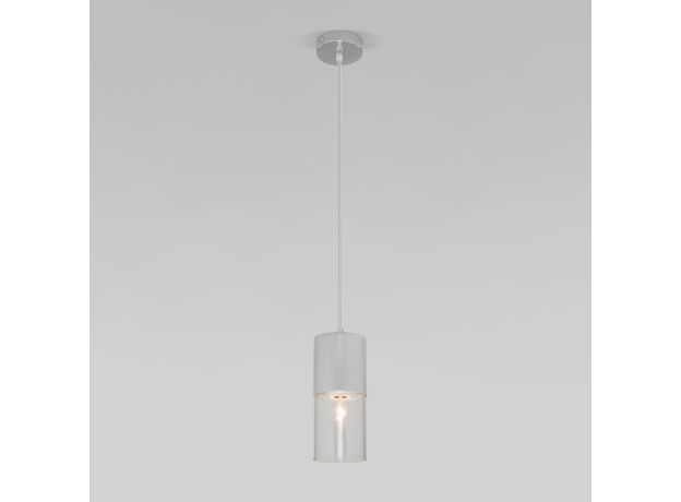 Подвесной светильник с плафоном 50233/1 серебро