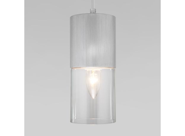 Подвесной светильник с плафоном 50233/1 серебро