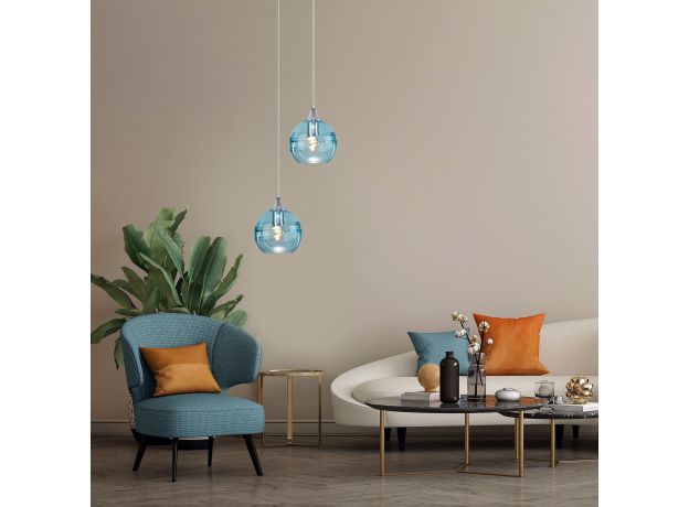 Подвесной светильник 50221/1 голубой