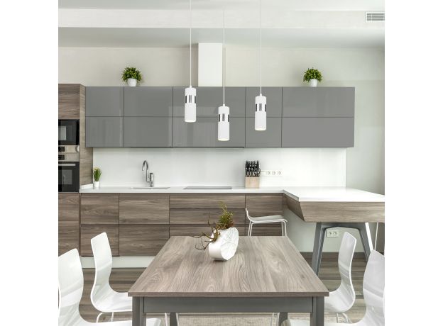 Подвесной светильник 50096/1 белый/хром