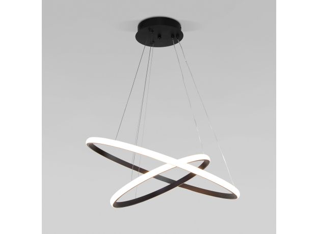 Подвесной светодиодный светильник с пультом управления 90264/2 черный