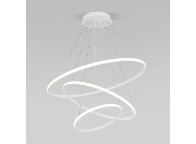 Подвесной светодиодный светильник с пультом управления 90264/3 белый