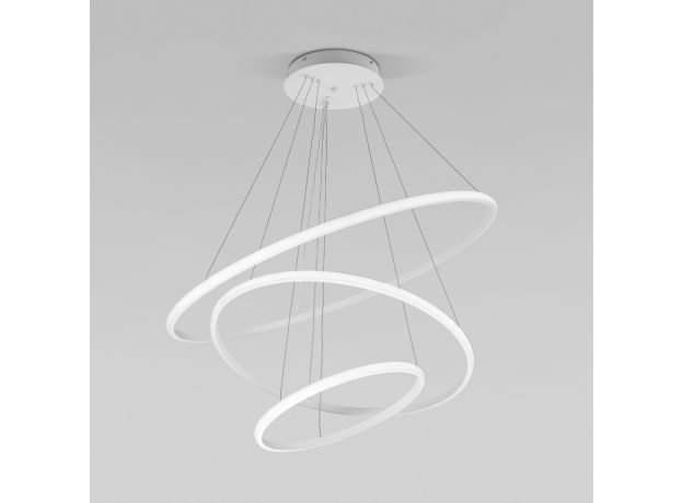 Подвесной светодиодный светильник с пультом управления 90264/3 белый