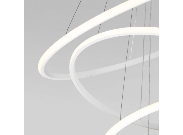 Подвесной светодиодный светильник с пультом управления 90264/3 белый