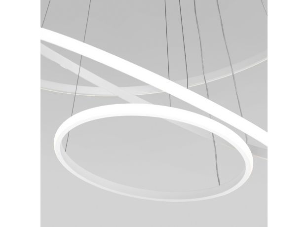 Подвесной светодиодный светильник с пультом управления 90264/3 белый