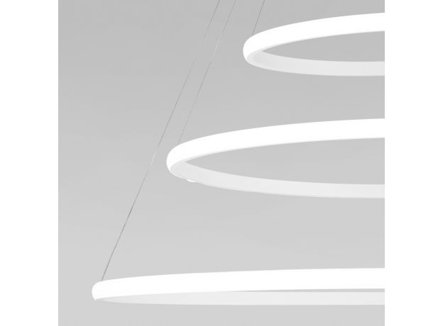 Подвесной светодиодный светильник с пультом управления 90264/3 белый