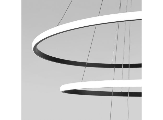 Подвесной светодиодный светильник с пультом управления 90264/3 черный